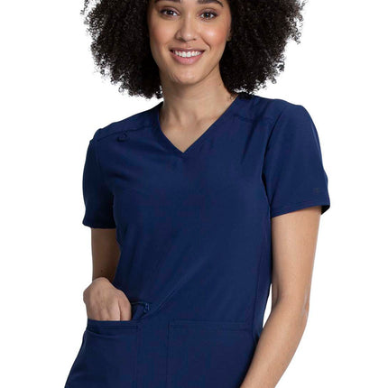 Cherokee Allura V-Neck Top CKA685 - Navy