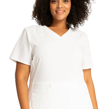 Cherokee Allura V-Neck Top CKA685 - White