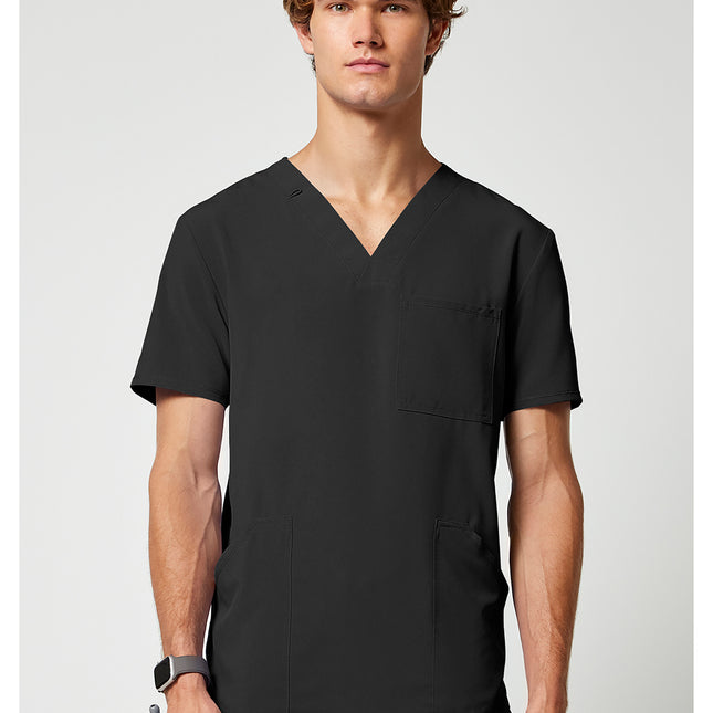 Cherokee Allura Men's V-Neck Top CKA686 - Black