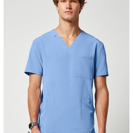Cherokee Allura Men's V-Neck Top CKA686 - Ciel Blue