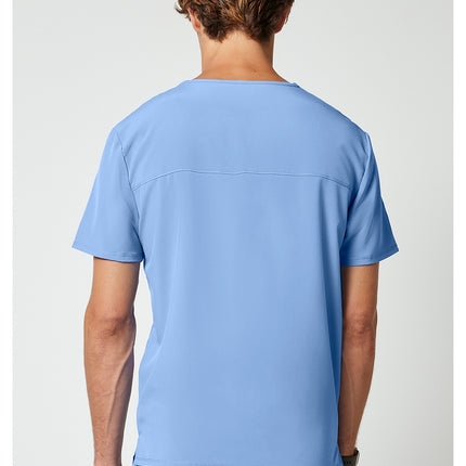 Cherokee Allura Men's V-Neck Top CKA686 - Ciel Blue
