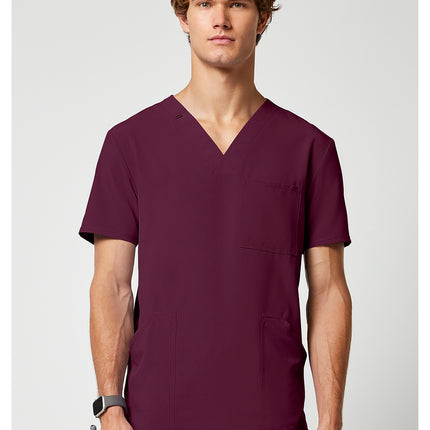 Cherokee Allura Men's V-Neck Top CKA686 - Wine