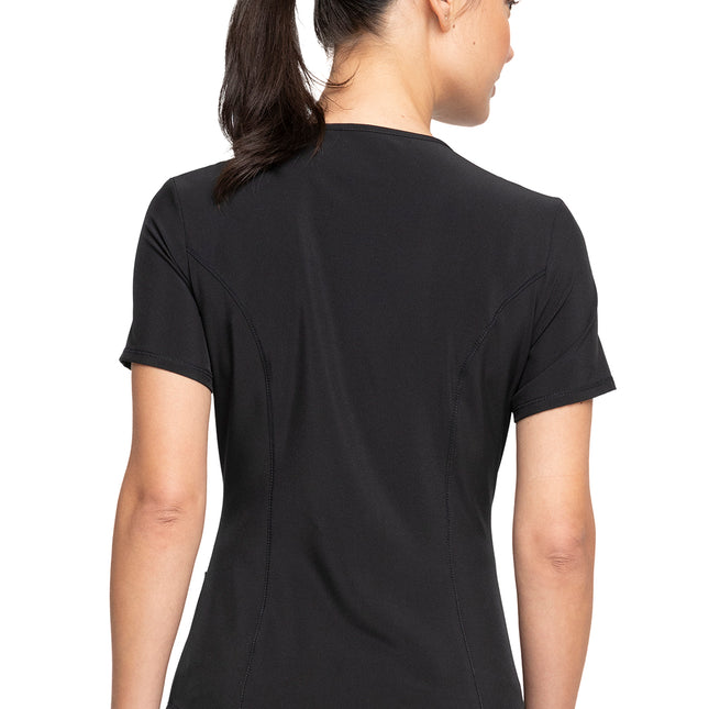 Cherokee Allura Mock Wrap Top CKA688 - Black