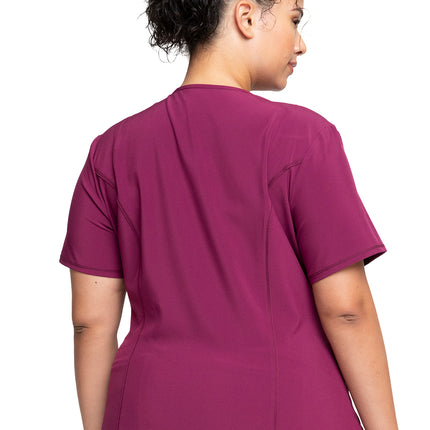 Cherokee Allura Mock Wrap Top CKA688 - Wine