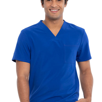 Cherokee Allura Men's Tuckable V-Neck Top CKA689 - Galaxy Blue