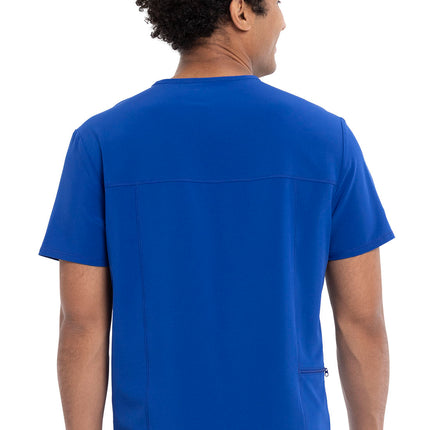 Cherokee Allura Men's Tuckable V-Neck Top CKA689 - Galaxy Blue