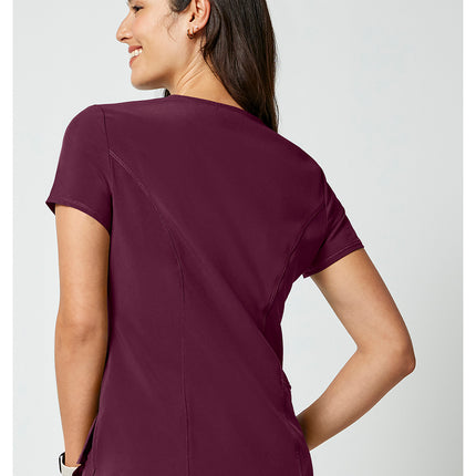 Cherokee Allura Tuckable V-Neck Top CKA690 - Wine