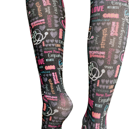 Cherokee Legwear Knee High 8-15 mmHg Compression Sock COMFORTSUPPORT - Nurse Power