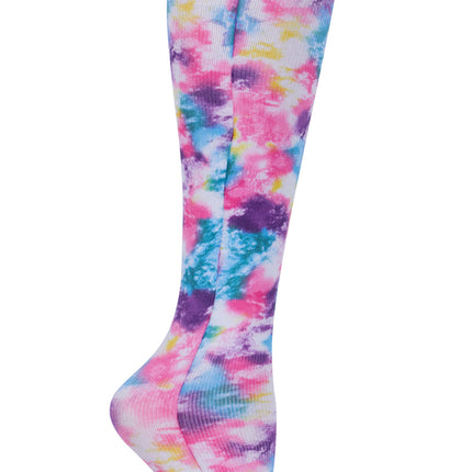 Cherokee Legwear Knee High 8-15 mmHg Compression Sock COMFORTSUPPORT - Tie Dye Trip