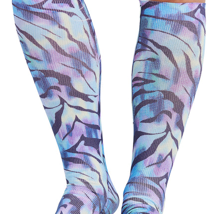 Cherokee Legwear Knee High 8-15 mmHg Compression Sock COMFORTSUPPORT - Wild Abstract