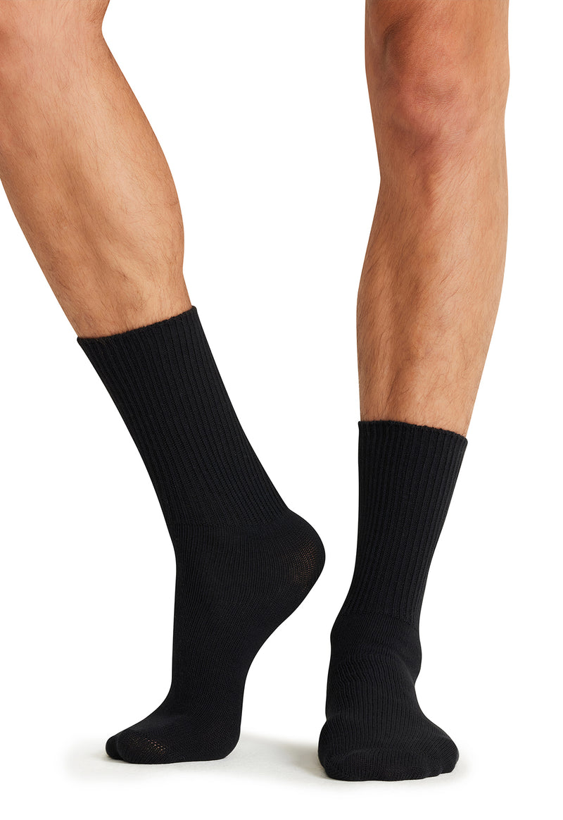 Cherokee Legwear Diabetic Crew Sock EZCOMFORT - Black