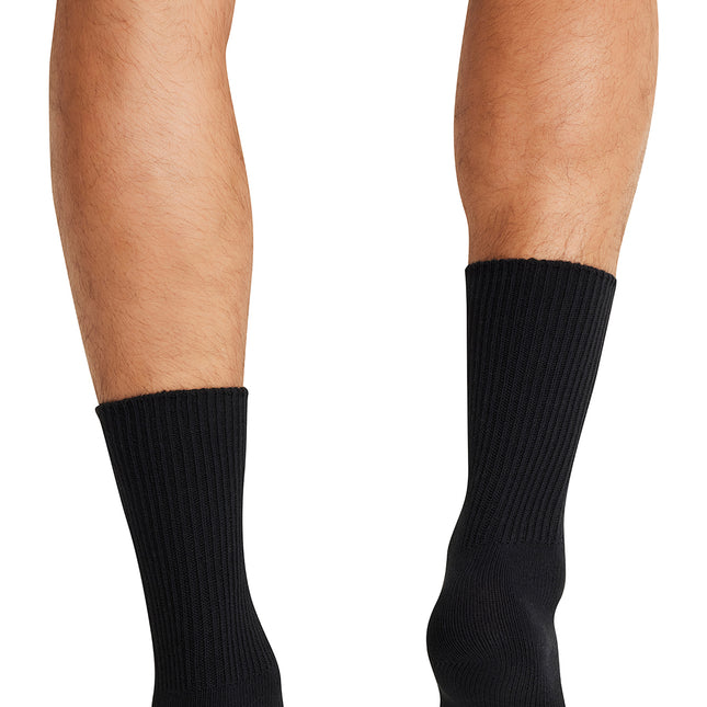 Cherokee Legwear Diabetic Crew Sock EZCOMFORT - Black