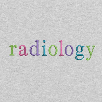 Radiology Multicolor Embroidered Sweatshirt