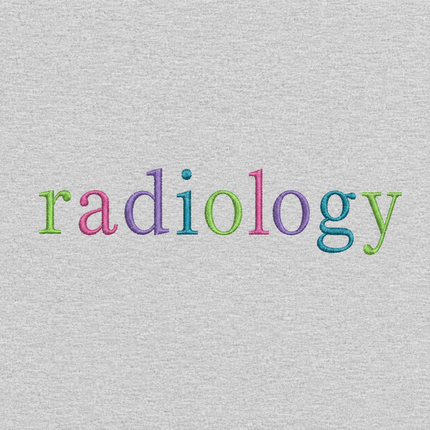 Radiology Multicolor Embroidered Sweatshirt
