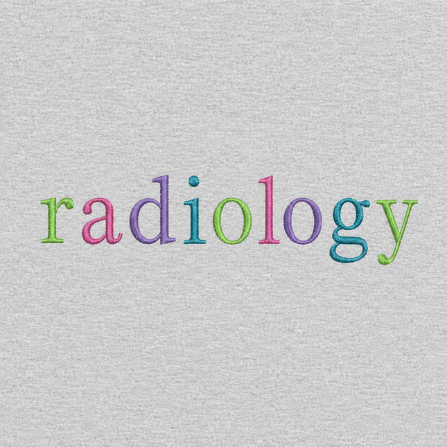Radiology Multicolor Embroidered Sweatshirt