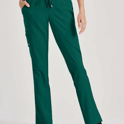 Serena 7-Pocket Mid-Rise Tapered Leg Scrub Pant