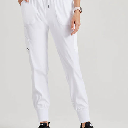 Carly 7-Pocket Mid-Rise Jogger Scrub Pant