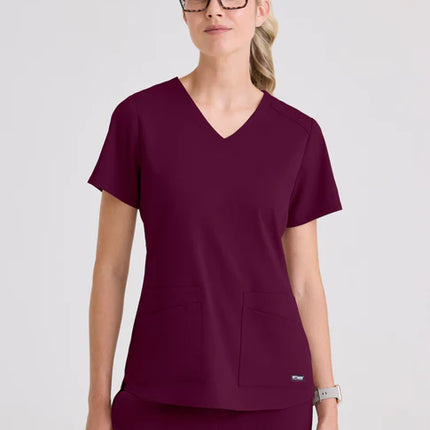 Emma 4-Pocket V-Neck Scrub Top