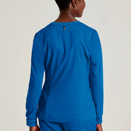 Millie 3-Pocket Crewneck Scrub Jacket