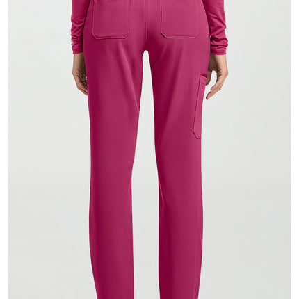 HH Works Women's 5-Pocket Straight Leg Pant HH053 - Cherry Wine