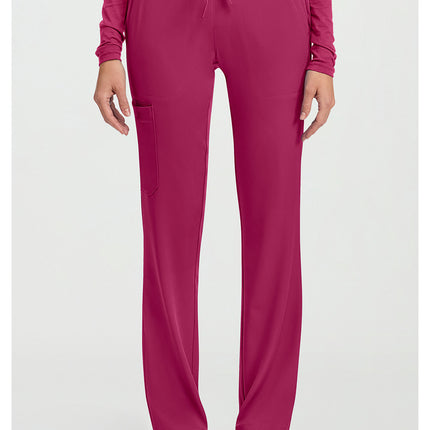 HH Works Women's 5-Pocket Straight Leg Pant HH053 - Cherry Wine