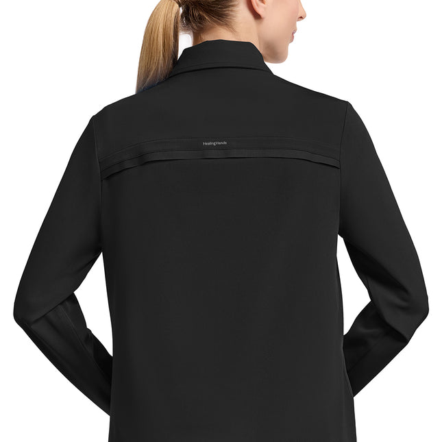 HH Works Women's 7-Pocket Zip-Front Jacket HH321 - BLACK