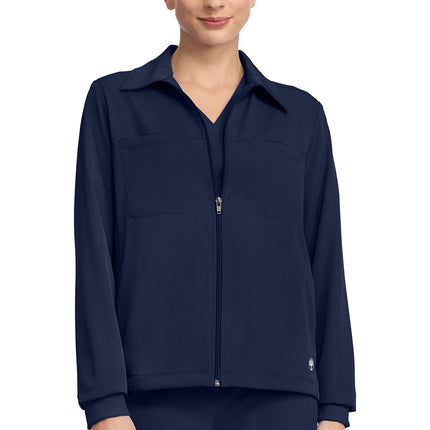 HH Works Women's 7-Pocket Zip-Front Jacket HH321 - Navy