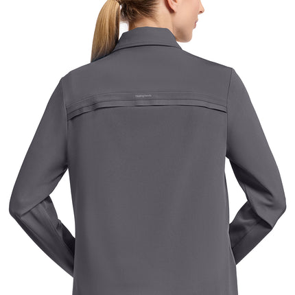 HH Works Women's 7-Pocket Zip-Front Jacket HH321 - Pewter