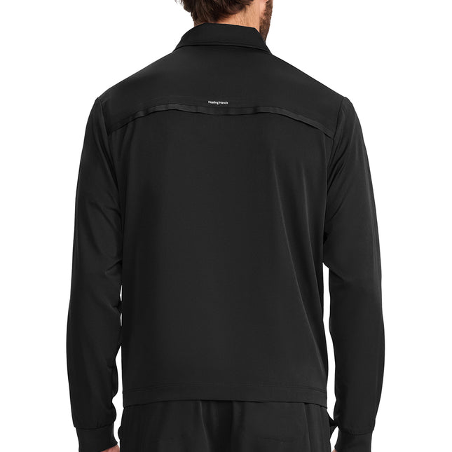 HH Works Men's Zip Front Jacket HH322 - BLACK