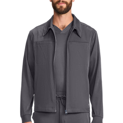 HH Works Men's Zip Front Jacket HH322 - Pewter