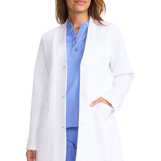 The White Coat by Healing Hands Women's 34" Lab Coat HH403 - WHITE
