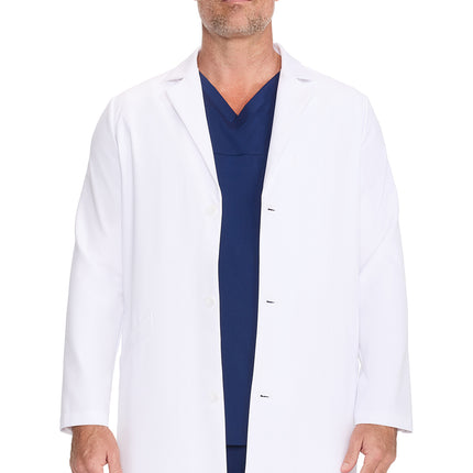 The White Coat by Healing Hands Men's 36" Lab Coat HH404 - WHITE