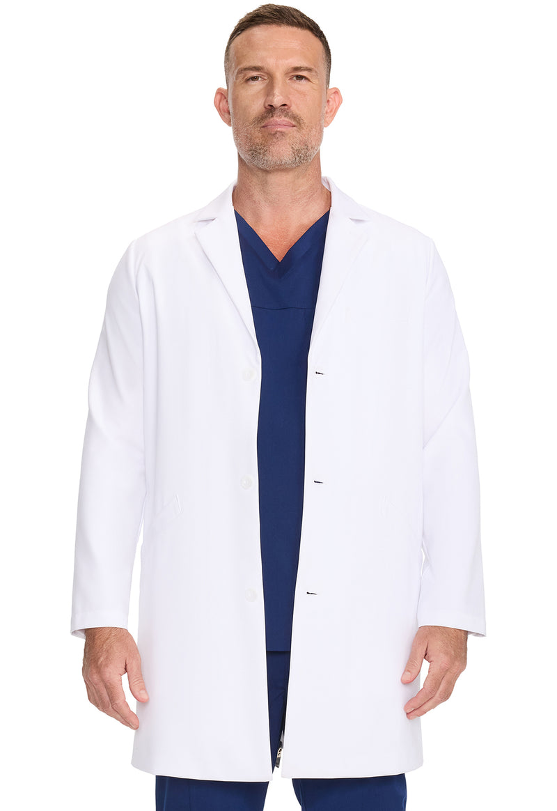 The White Coat by Healing Hands Men's 36" Lab Coat HH404 - WHITE