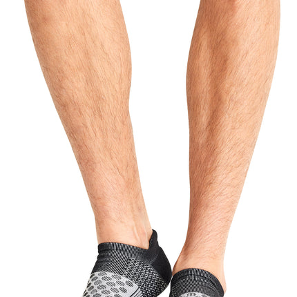Cherokee Infinity Legwear Athletic Ankle Socks HUSTLE - Black/Grey/White