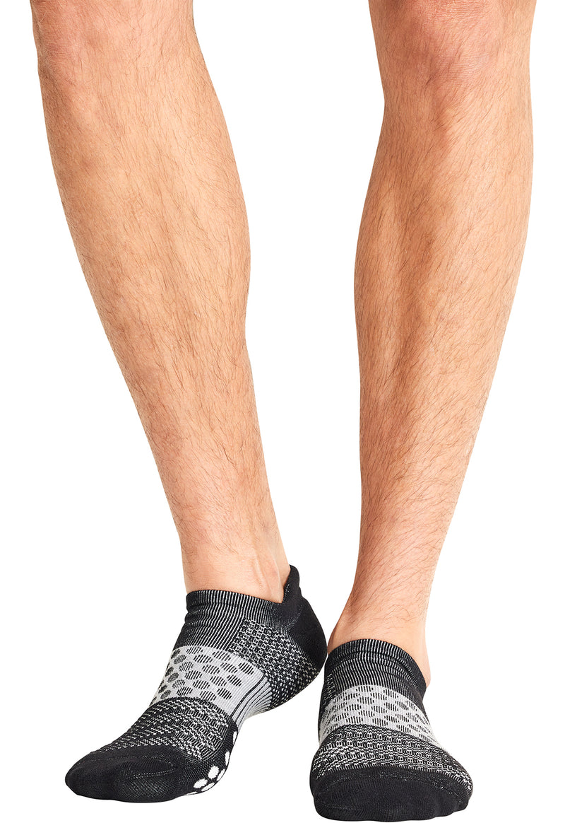Cherokee Infinity Legwear Athletic Ankle Socks HUSTLE - Black/Grey/White