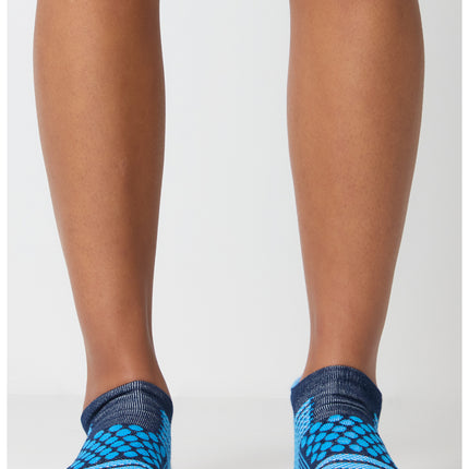 Cherokee Infinity Legwear Athletic Ankle Socks HUSTLE - Royal/Navy