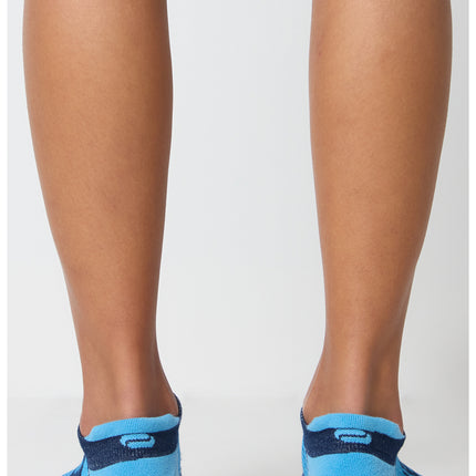 Cherokee Infinity Legwear Athletic Ankle Socks HUSTLE - Royal/Navy
