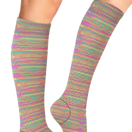 Cherokee Legwear Knee High 15-20 mmHg Compression Socks LXSUPPORT - Bright Space