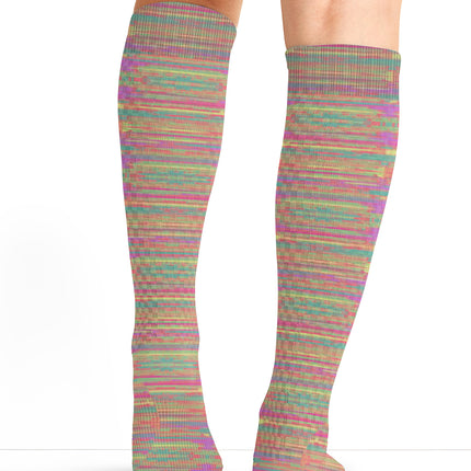Cherokee Legwear Knee High 15-20 mmHg Compression Socks LXSUPPORT - Bright Space