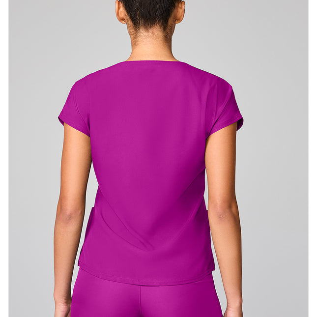 Med Couture Insight Dolman Sleeve Top MC00008 - Back to the Fuschia