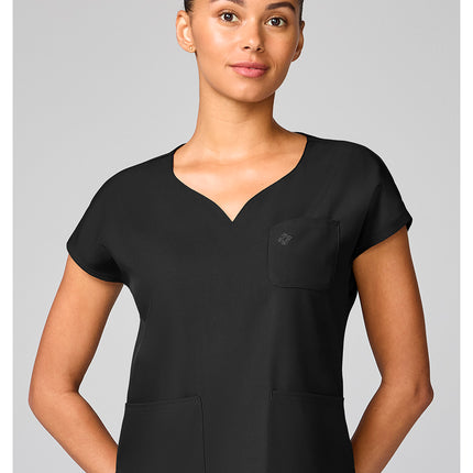 Med Couture Insight Dolman Sleeve Top MC00008 - Black