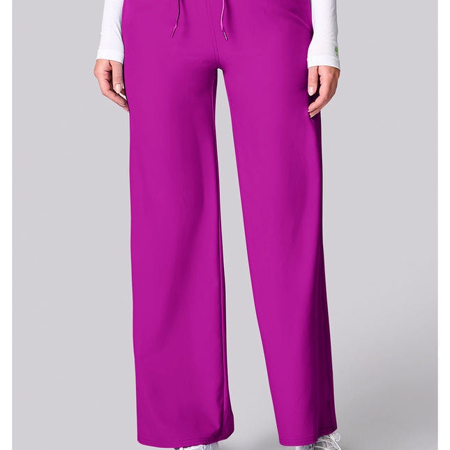 Med Couture Insight Wide Leg Pintuck Pant MC00009 - Back to the Fuschia