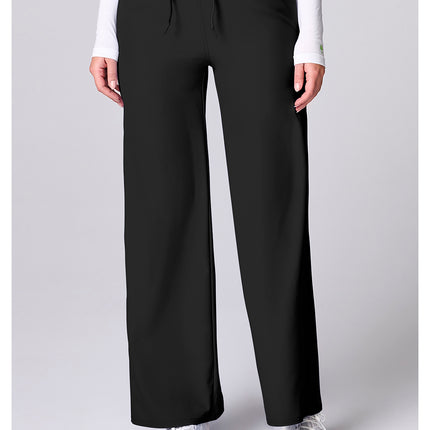 Med Couture Insight Wide Leg Pintuck Pant MC00009 - Black