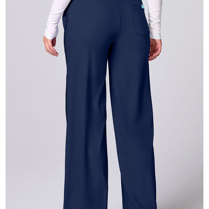 Med Couture Insight Wide Leg Pintuck Pant MC00009 - Navy