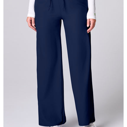 Med Couture Insight Wide Leg Pintuck Pant MC00009 - Navy