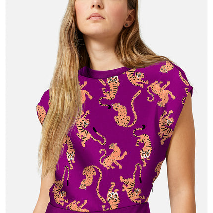 Med Couture Amp Printed Dolman Top MC00015 - Into the Wild