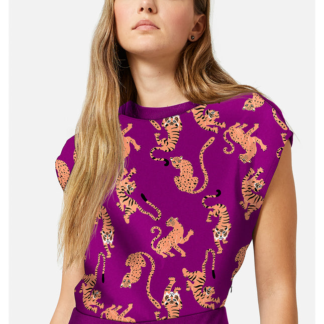 Med Couture Amp Printed Dolman Top MC00015 - Into the Wild