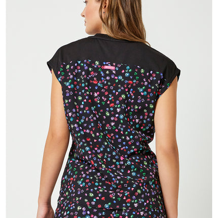 Med Couture Amp Printed Dolman Top MC00015 - SPARKLING JEWELS