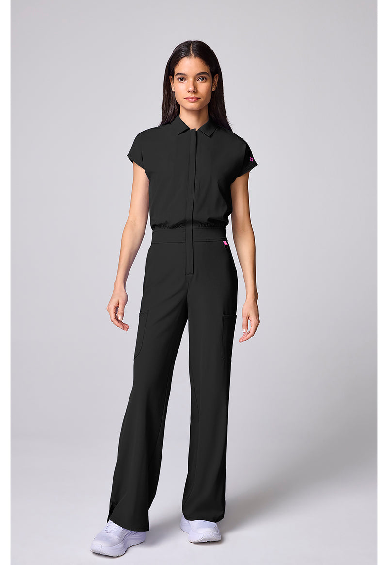 Med Couture Amp Dolman Wide Leg Jumpsuit MC00018 - Black