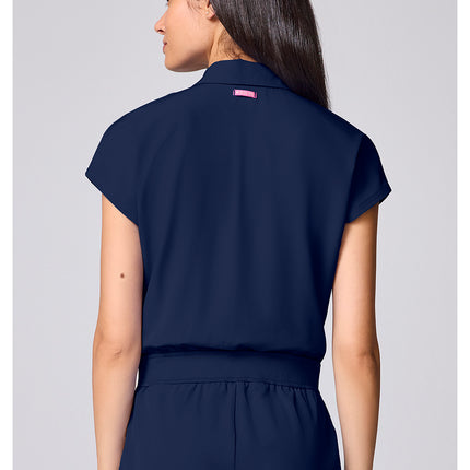 Med Couture Amp Dolman Wide Leg Jumpsuit MC00018 - Navy